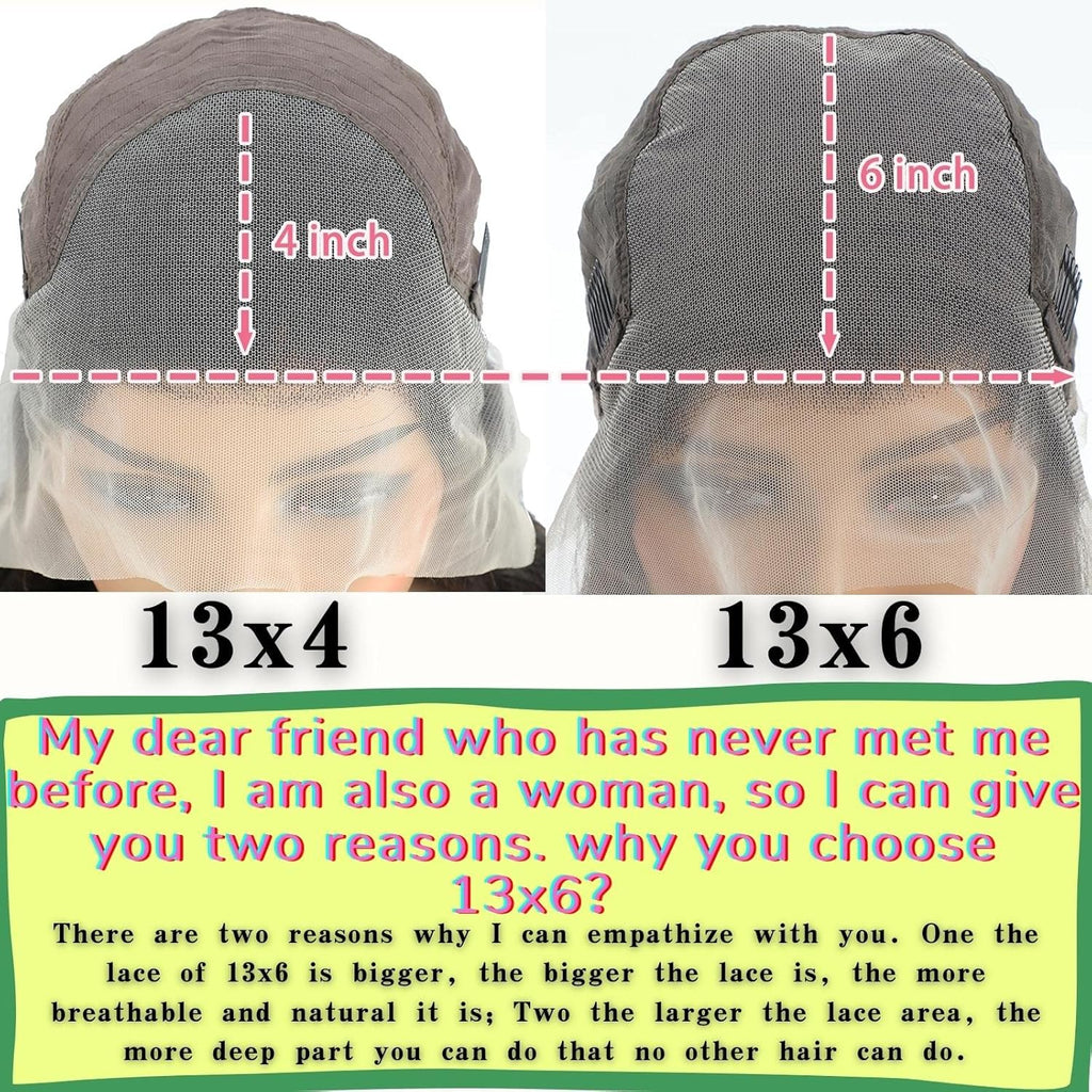 Human Hair Wigs for Black Women HD Body Wave Lace Front Wigs Human Hair Glueless Wigs Human Hair Pre Plucked 10A 13X6 Lace Front Wigs Human Hair Pre Plucked 180 Density Wig 34 Inch